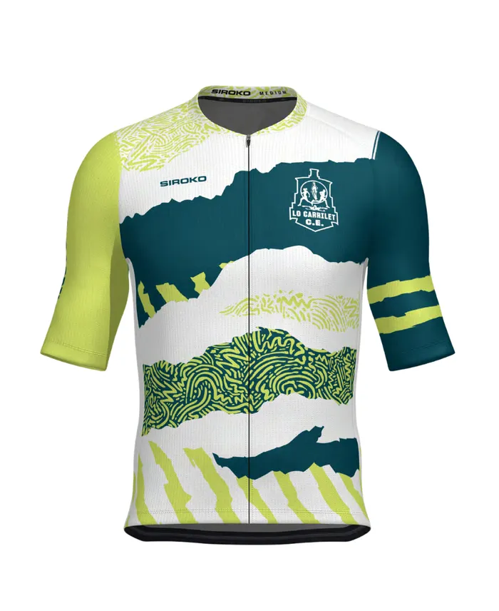 Mallot ciclisme màniga curta — davant