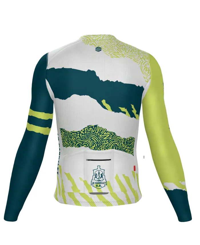 Mallot ciclisme màniga llarga — darrere